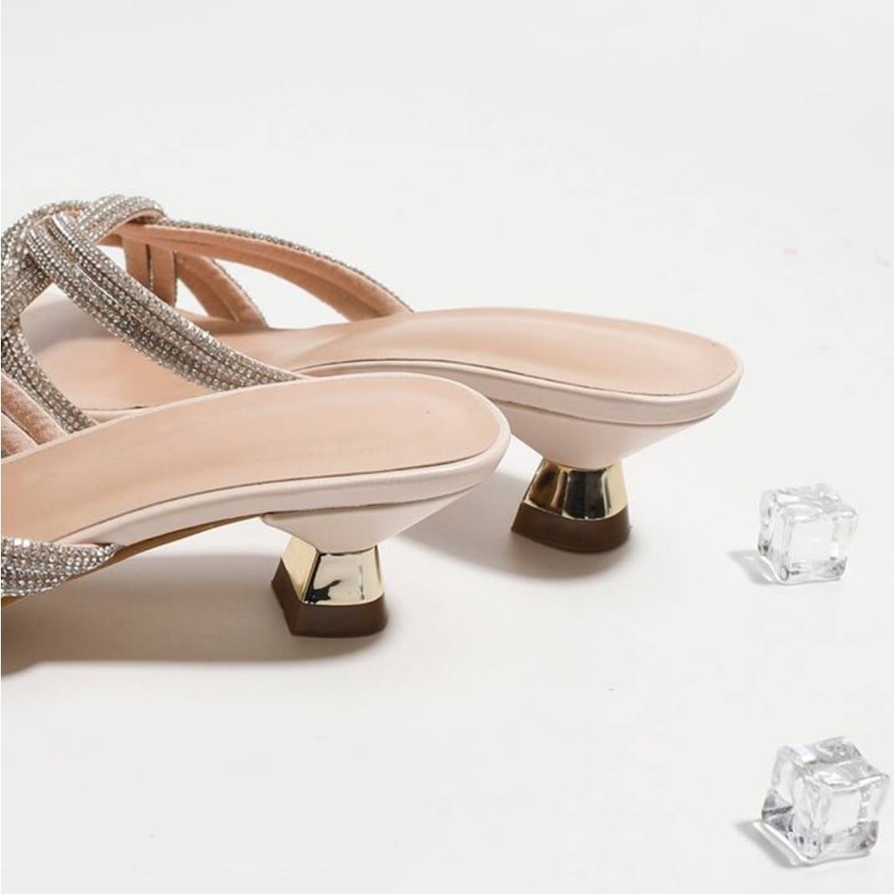Rhinestone Mules - Picture 2 of 5